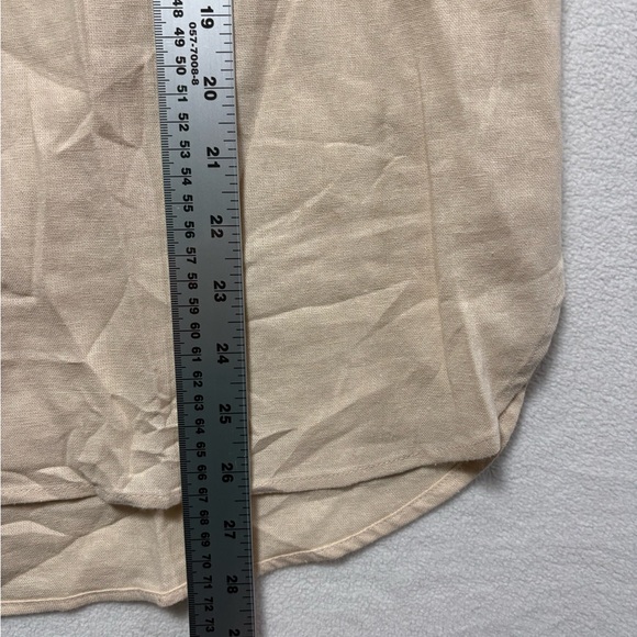 Anne Klein Women’s Classic Beige Tunic with Gold Accents - Picture 10 of 10